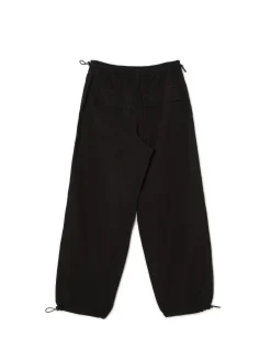 Cropp Spodnie*Czarne spodnie parachute czarny