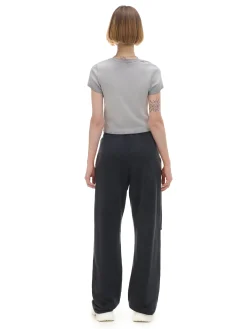 Cropp Spodnie*Czarne spodnie parachute czarny