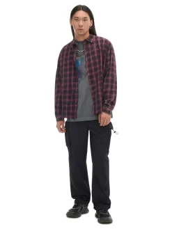 Cropp Spodnie*Czarne spodnie z regulacją czarny