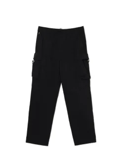 Cropp Spodnie*Czarne spodnie z regulacją czarny