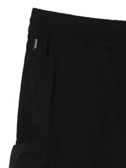 Cropp Spodnie*Czarne spodnie z regulacją czarny