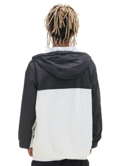 Cropp Kurtki, Płaszcze*Czarno-biała kurtka z kapturem czarny