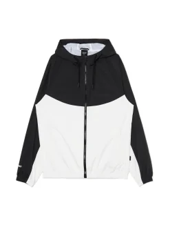 Cropp Kurtki, Płaszcze*Czarno-biała kurtka z kapturem czarny