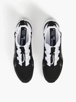 Cropp Sneakersy*Czarno-białe sneakersy z odblaskowymi detalami biały