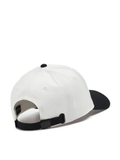 Cropp Czapki*Czarno-kremowa czapka z daszkiem kremowy