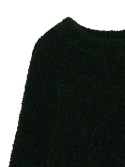 Cropp Swetry*Czarny gładki sweter zielony