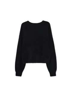 Cropp Swetry*gładki sweter czarny