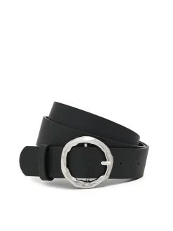 Cropp Paski*pasek do spodni z okrągłą klamrą czarny