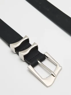 Cropp Paski*pasek z dekoracyjną klamrą czarny