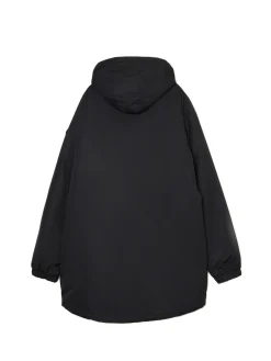 Cropp Kurtki Zimowe|Kurtki, Płaszcze*płaszcz z kapturem czarny