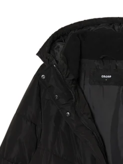 Cropp Kurtki, Płaszcze*płaszcz z kapturem czarny
