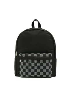 Cropp Torby, Plecaki*plecak z nadrukiem czarny