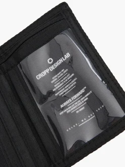 Cropp Portfele|Basic*Czarny portfel z nadrukami biały