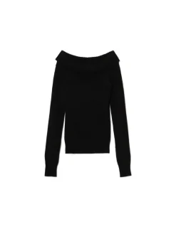 Cropp Swetry*sweter typu carmen czarny