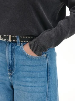 Cropp Swetry*sweter z efektem sprania czarny