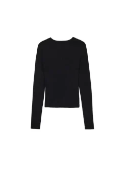 Cropp Swetry*sweter z wycięciem z przodu czarny