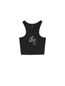 Cropp Koszulki, Topy*top z napisem czarny