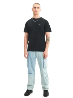 Cropp Koszulki*t-shirt z aplikacją czarny