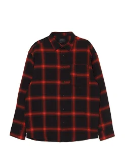 Cropp Koszule*Czerwona flanelowa koszula w kratę czerwony