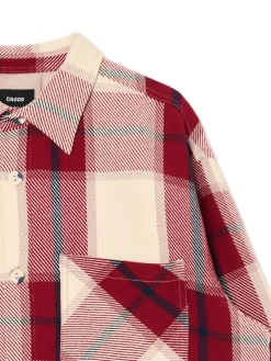 Cropp Koszule*Czerwona koszula w kratę czerwony