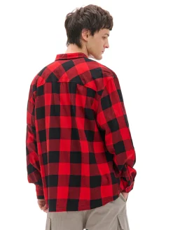 Cropp Koszule*Czerwona koszula w kratę czerwony