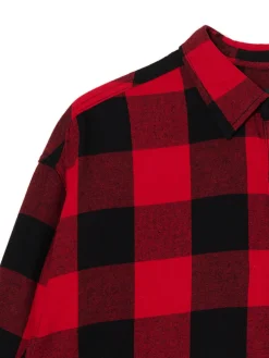 Cropp Koszule*Czerwona koszula w kratę czerwony