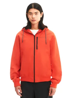 Cropp Kurtki, Płaszcze*Czerwona kurtka z kapturem czerwony