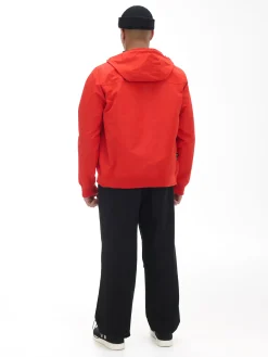 Cropp Kurtki, Płaszcze*Czerwona kurtka z kapturem czerwony