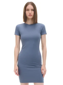 Cropp Sukienki, Kombinezony*Dopasowana sukienka mini granatowy