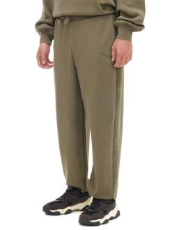 Cropp Spodnie|Sety*Dresowe joggery comfort fit zielony