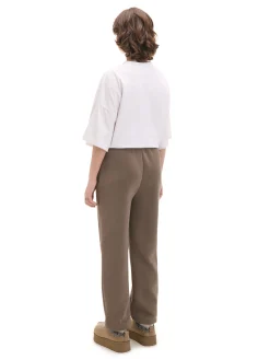 Cropp Spodnie*Dresowe joggery z nadrukiem szary