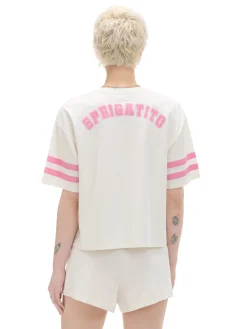 Cropp Piżamy*Dwuczęściowa krótka piżama Pokémon kremowy