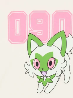 Cropp Piżamy*Dwuczęściowa krótka piżama Pokémon kremowy