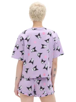 Cropp Piżamy*Dwuczęściowa piżama Kuromi fioletowy