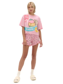 Cropp Piżamy*Dwuczęściowa piżama Pusheen różowy