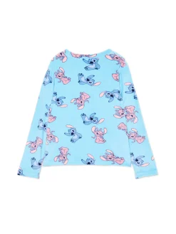 Cropp Piżamy*Dwuczęściowa piżama Stitch i Andzia błękitny