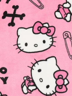 Cropp Cozy|Piżamy*Dwuczęściowa pluszowa piżama Hello Kitty różowy