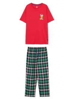 Cropp Cozy|Akcesoria Świąteczne*Dwuczęściowa świąteczna piżama Grinch czarny