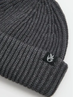 Cropp Czapki|Basic*Dzianinowa czapka short beanie jasnyszary
