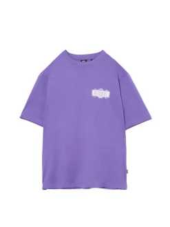 Cropp Koszulki*Fioletowa koszulka z nadrukiem Beetlejuice fioletowy