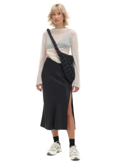 Cropp Swetry*Gładki sweter kremowy