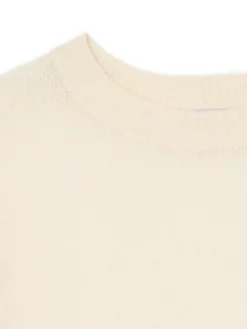 Cropp Swetry*Gładki sweter kremowy