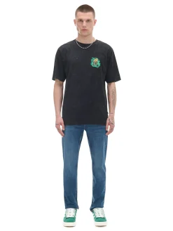 Cropp Jeansy*Granatowe jeansy slim granatowy