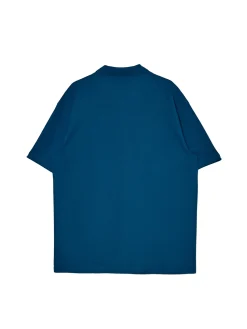 Cropp Koszulki*Granatowe polo z printem smoka niebieski