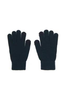 Cropp Rękawiczki|Basic*Granatowe zimowe rękawiczki granatowy