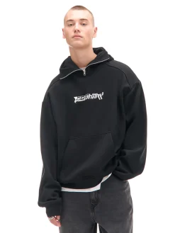 Cropp Bluzy*Gruba bluza z kapturem czarny