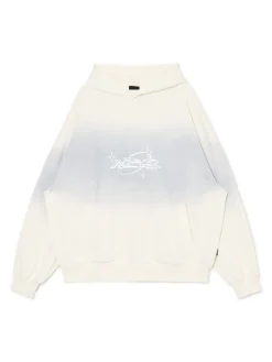 Cropp Bluzy*Jasna bluza boxy z kapturem kremowy