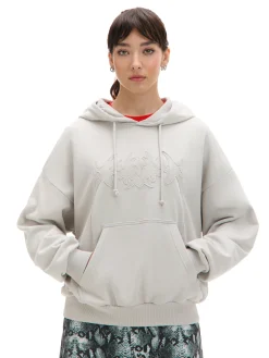 Cropp Unisex|Unisex*Jasna bluza z aplikacją UNISEX jasnyszary