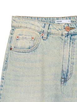 Cropp Jeansy*Jasne jeansy baggy niebieski