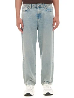 Cropp Jeansy*Jasne jeansy loose niebieski